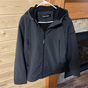 Calvin Klein Men's Dark Gray Performance Jacket